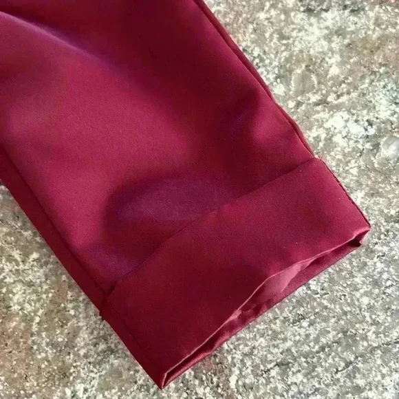 EUC Victorian Shakespeare Formal Corset Dress Floral Beaded Tulle Maxi Burgundy - Picture 13 of 13